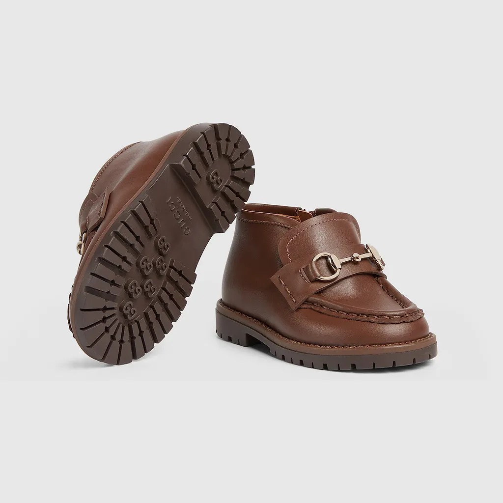 Toddler Horsebit Leather Boot