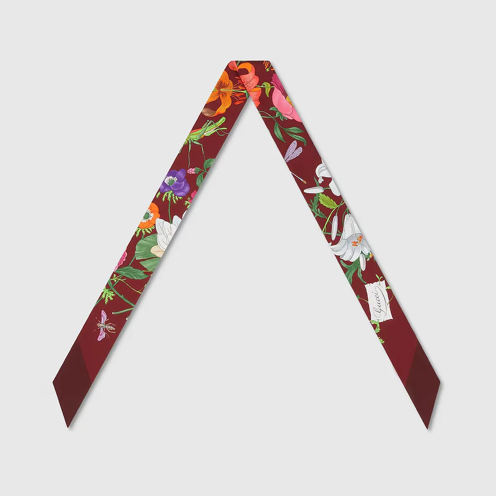 Printed Silk Twill Ribbon