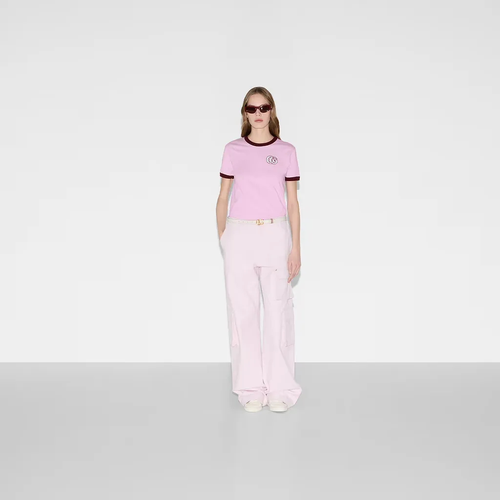 Embroidered Cotton Jersey T-Shirt
