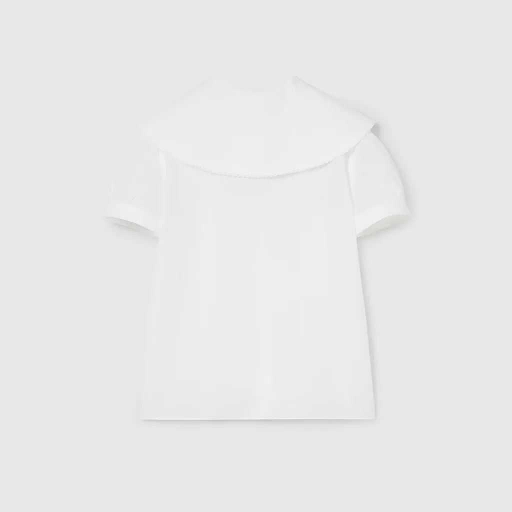 Children's Cotton Shirt With Embroidery