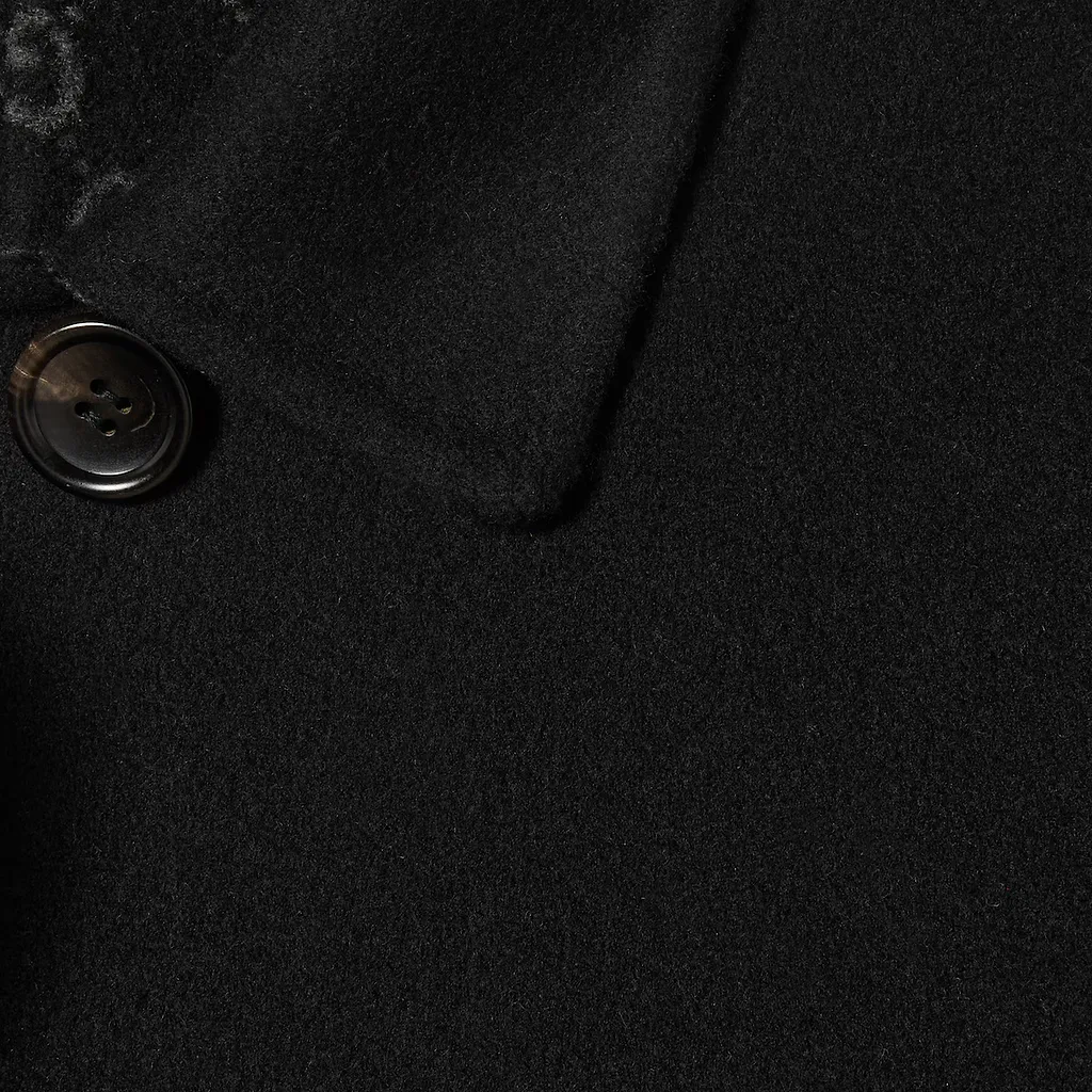 Reversible Gg Silk Wool Coat