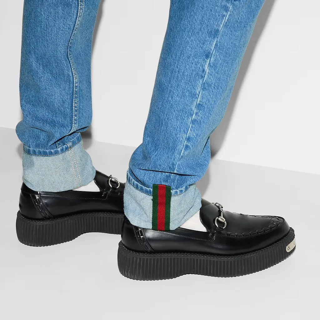 Tapered Fit Denim Trousers