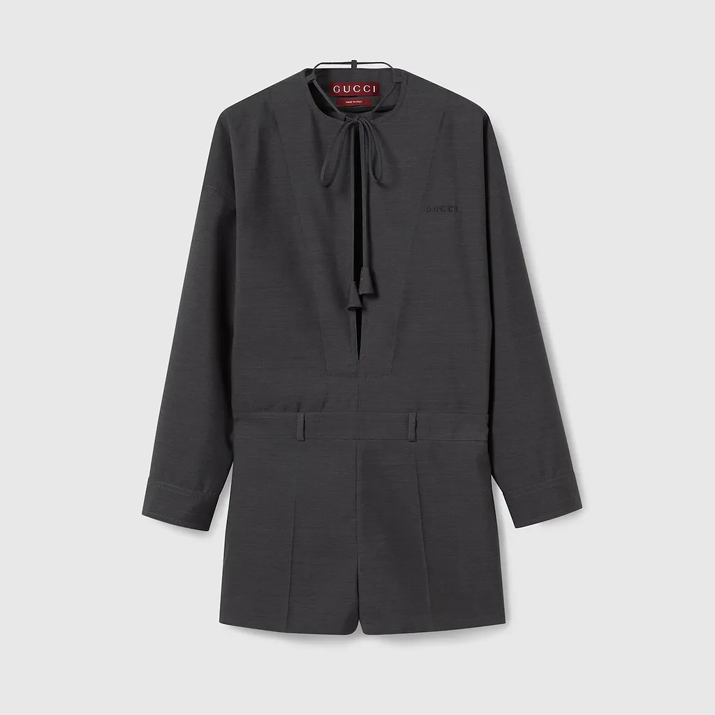 Wool Mini Jumpsuit