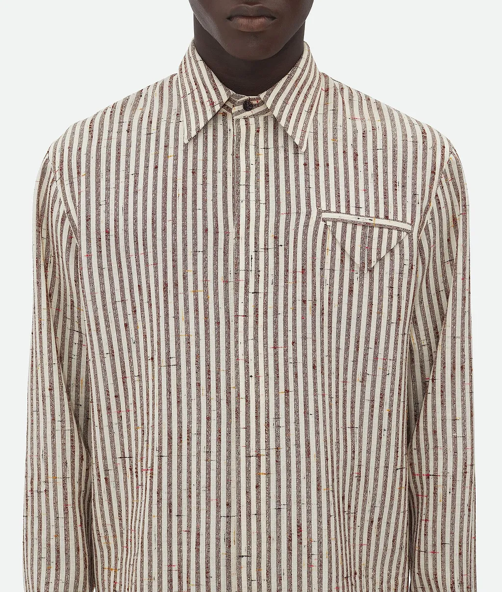 Knotted Viscose Silk Shirt