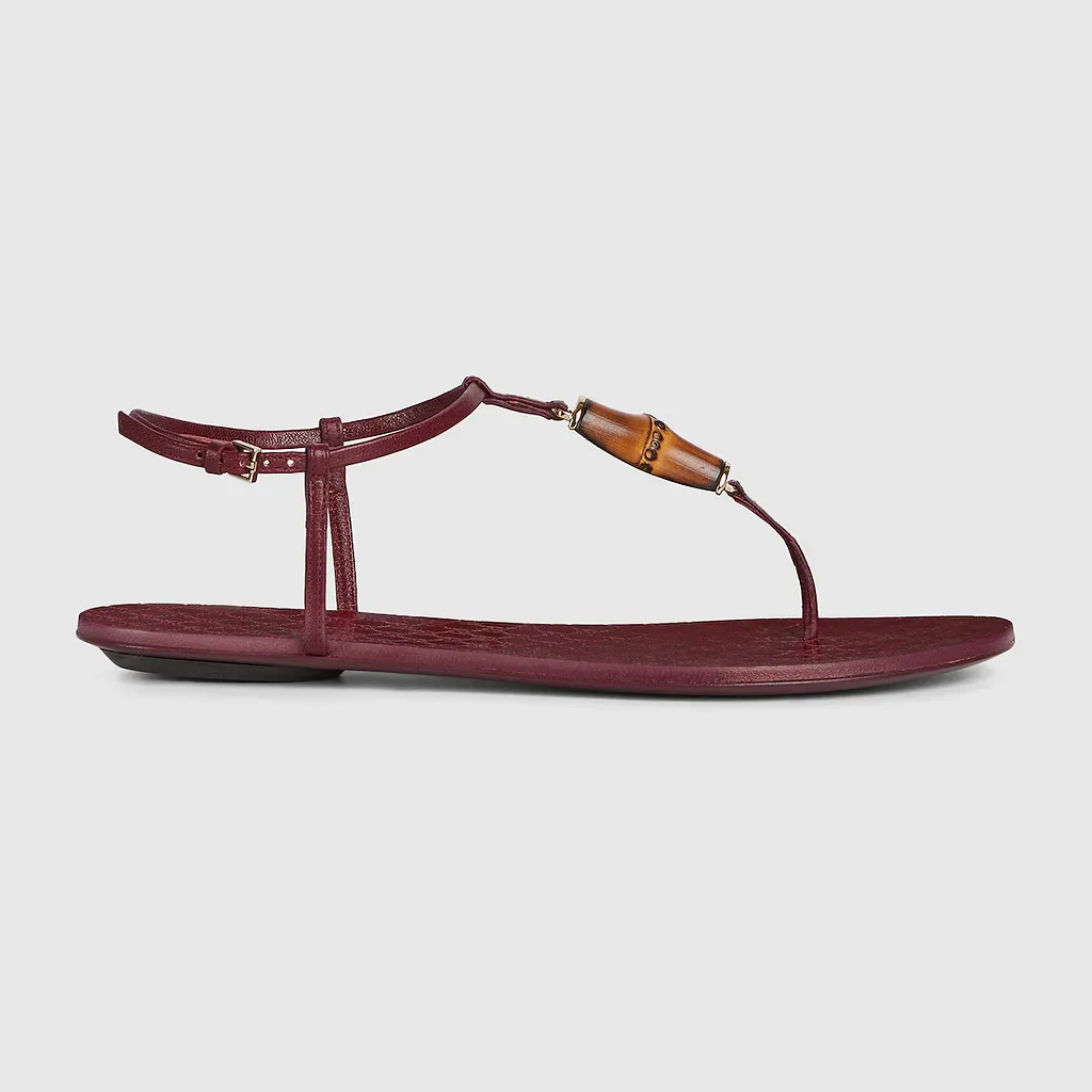 Thong Sandal With Bamboo