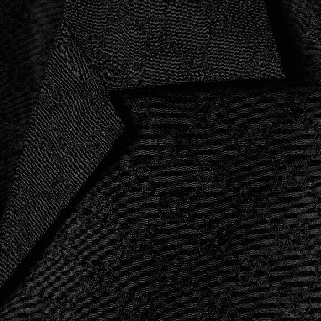 Cotton-Silk Gg Faille Shirt