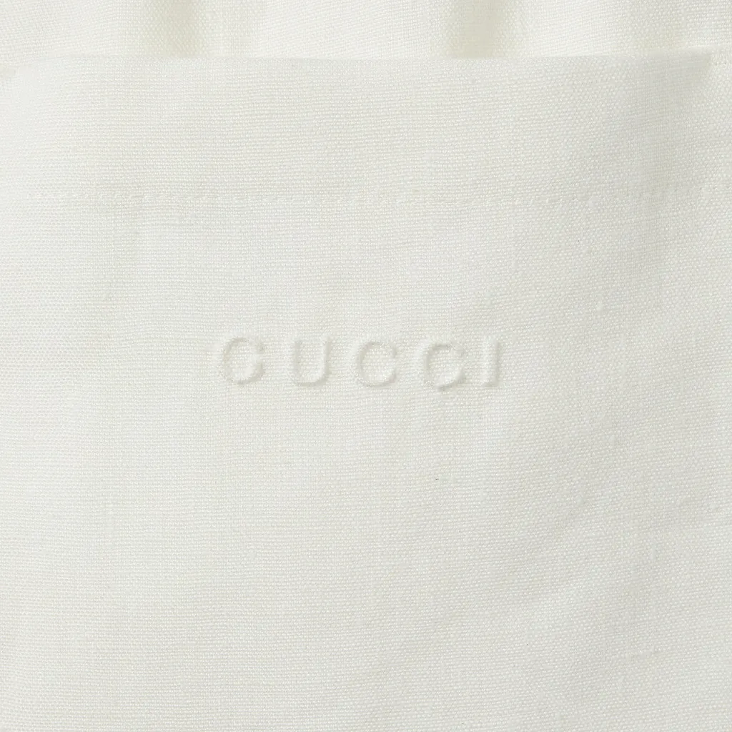 Linen Shorts With Embossed Logo