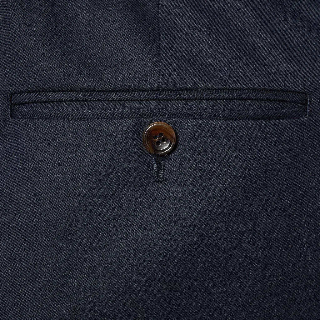 Double Cotton Twill Pant With Web