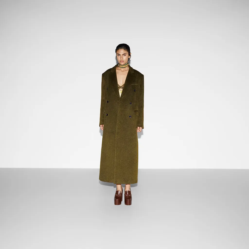 Wool Mohair Coat