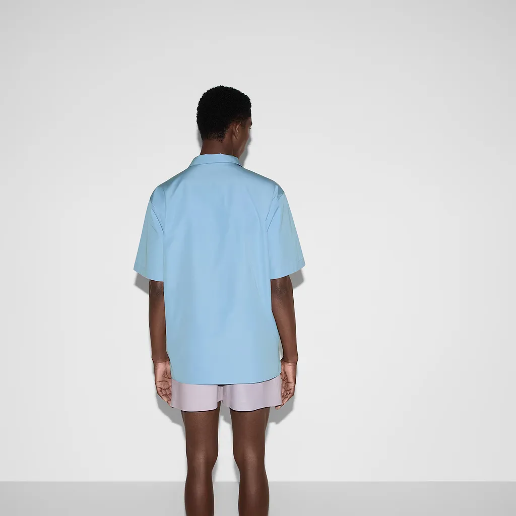Regular Fit Cotton Shirt With Web