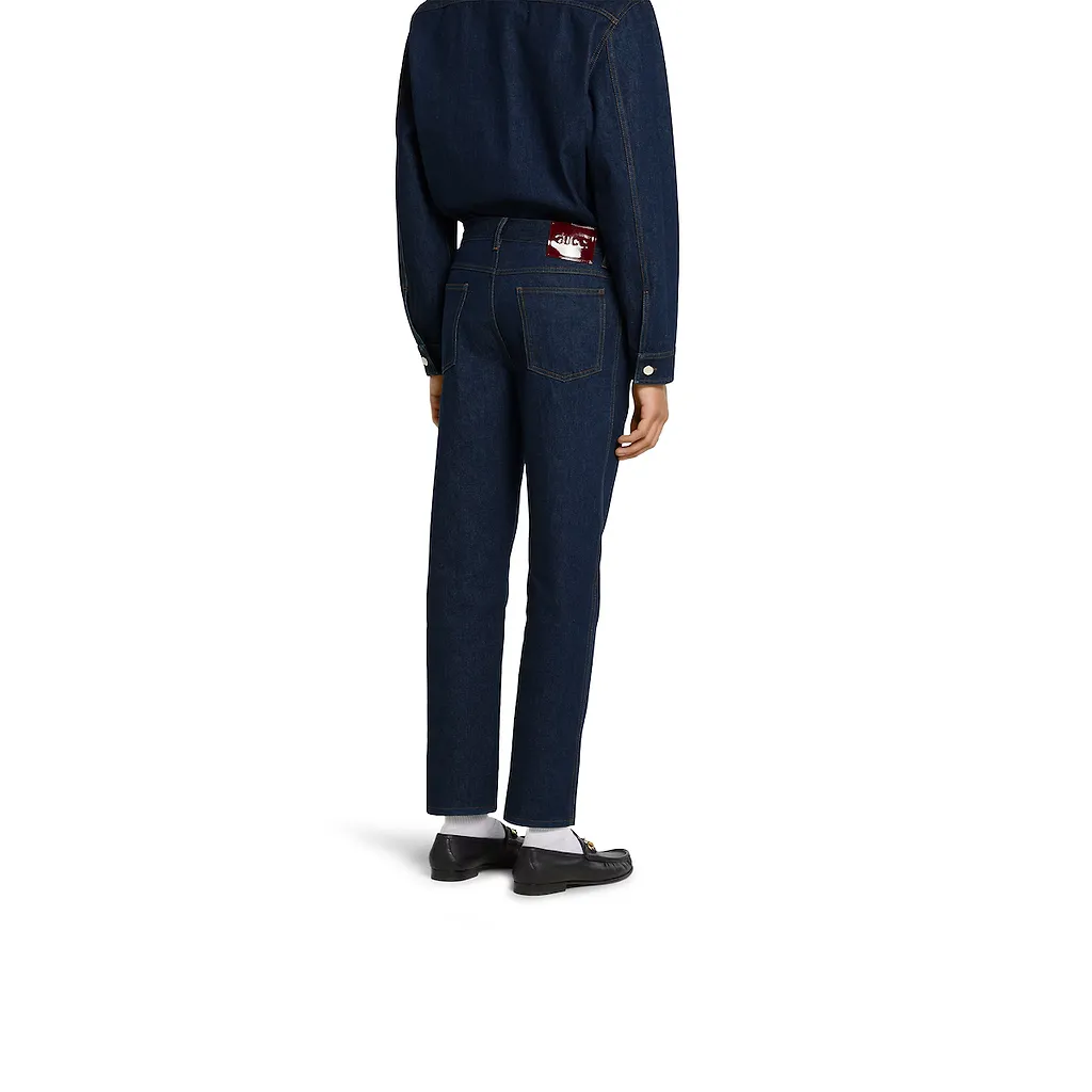 Slim Fit Cotton Denim Pant