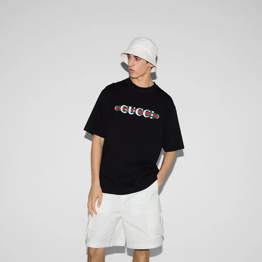 Printed Cotton Jersey T-Shirt
