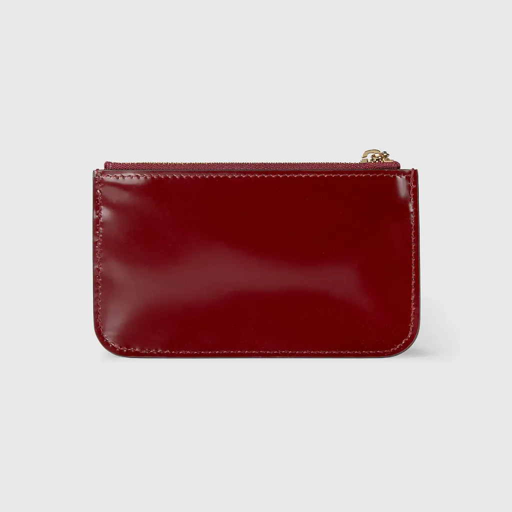 Zip Key Case With Bamboo