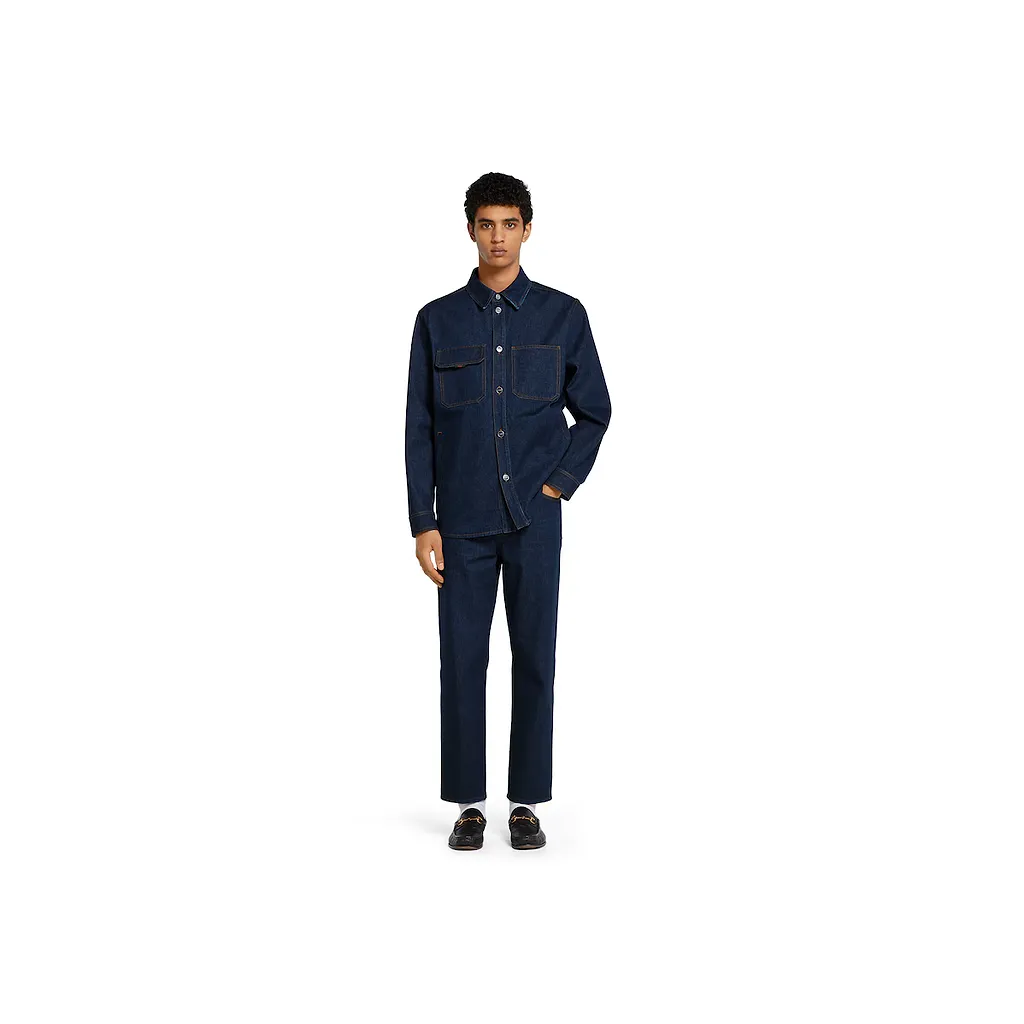 Slim Fit Cotton Denim Pant