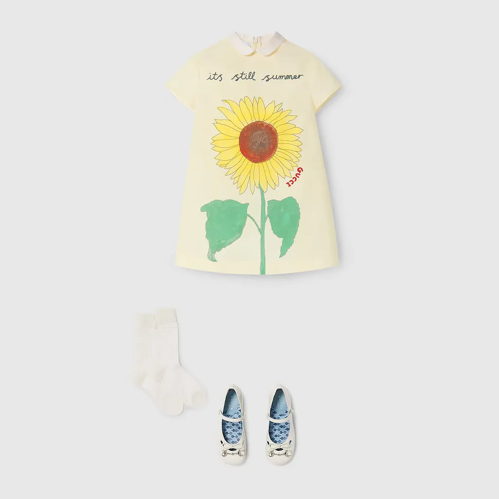 Children's Printed Cotton Dress