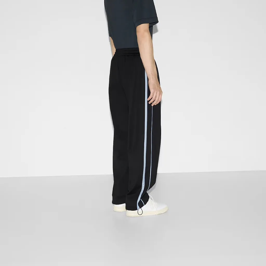 Embroidered Jersey Trouser