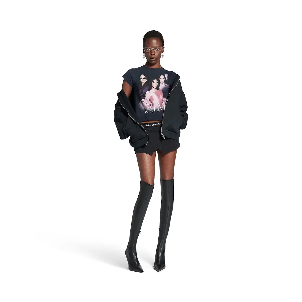 Cut Off Brief Skirt