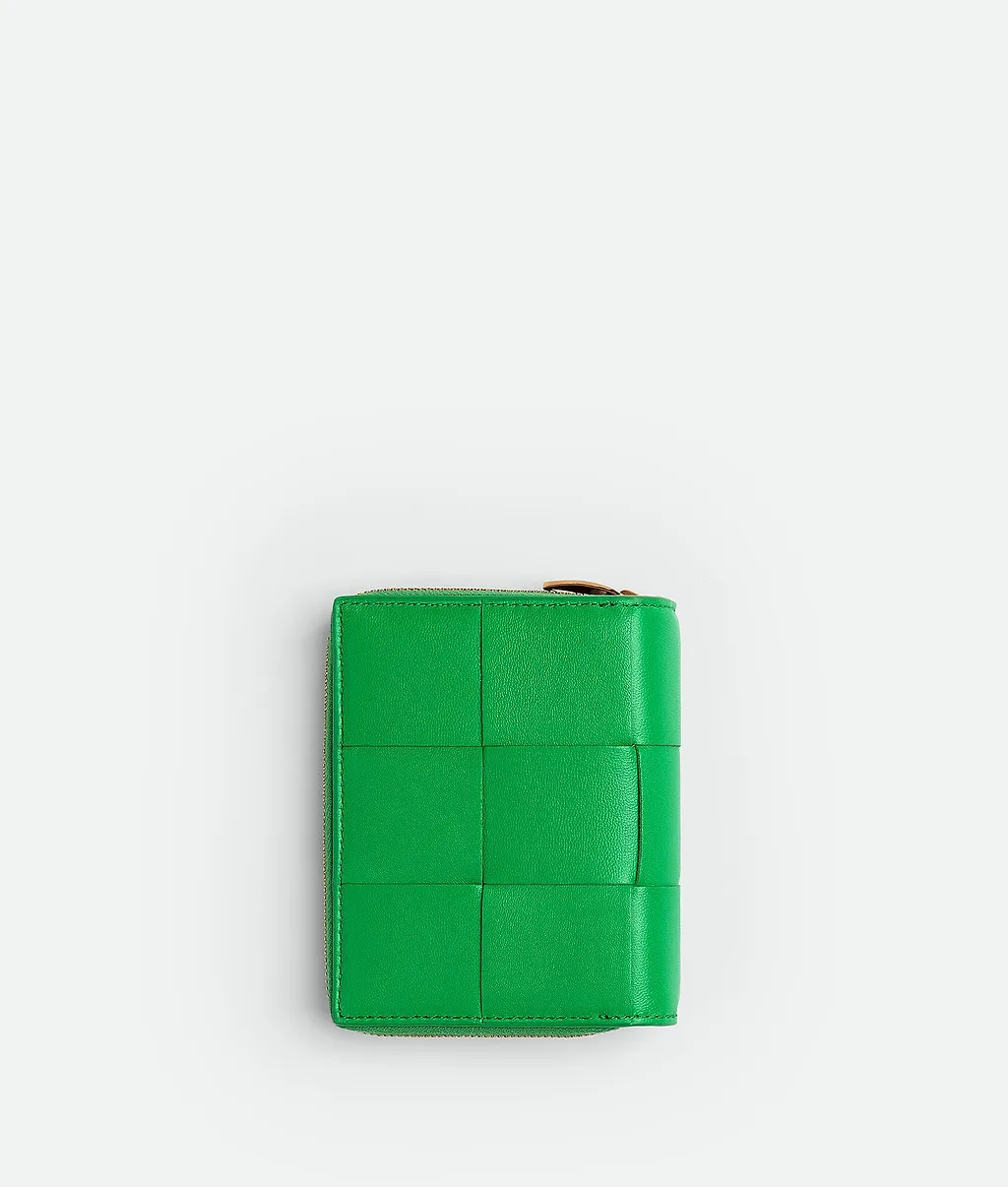 Cassette Compact Zip Around Wallet