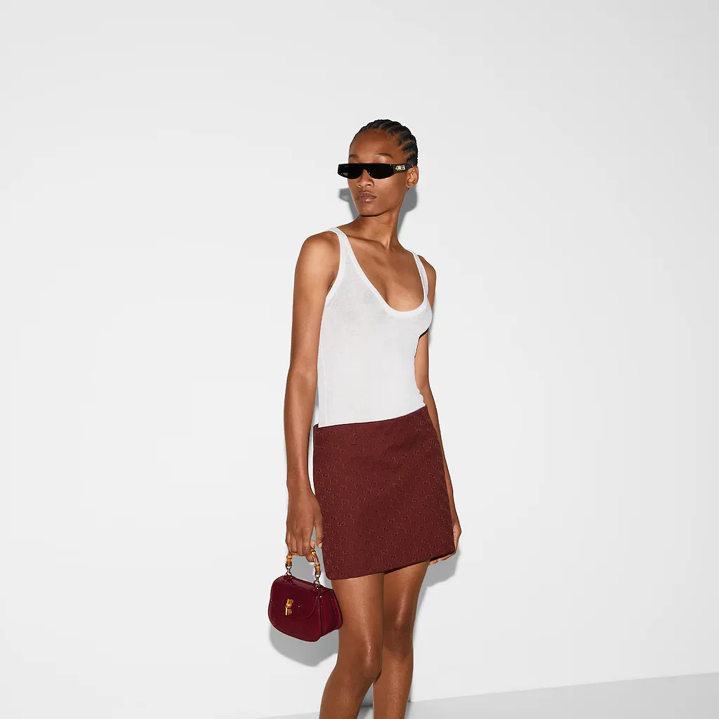 Original Gg Canvas Mini Skirt