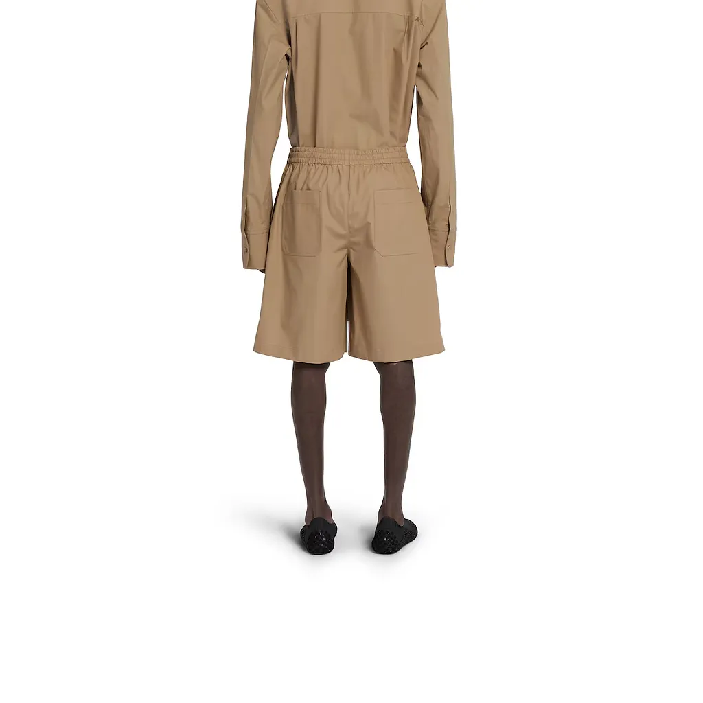 Cotton Poplin Shorts