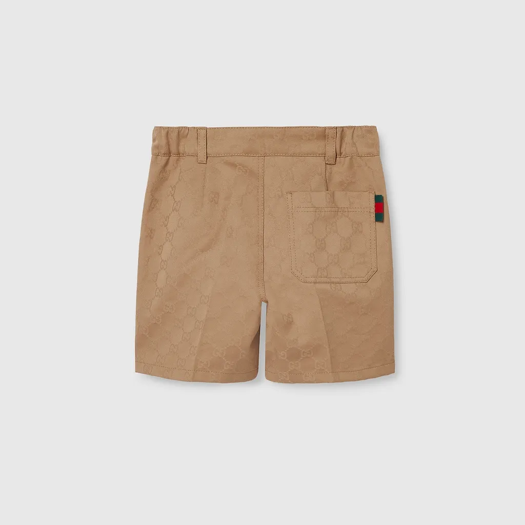 Children's Gg Cotton Trousers With Web