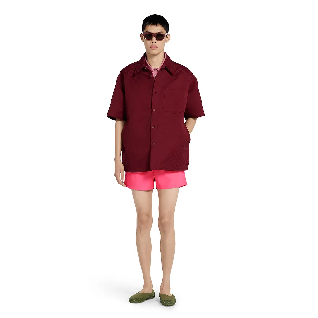 Oversize Gg Cotton Shirt