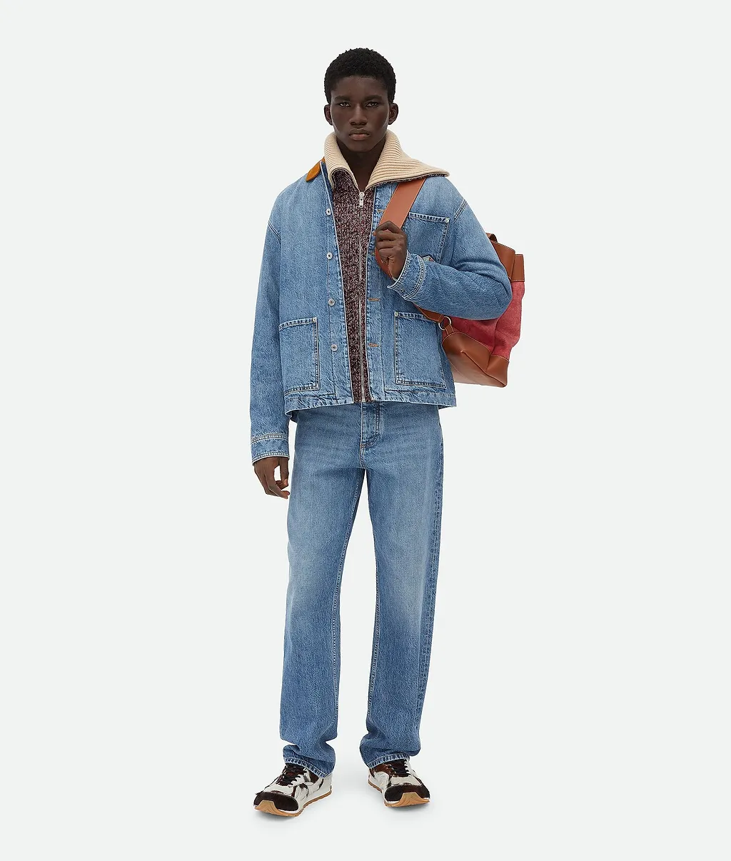 Vintage Indigo Straight Jeans