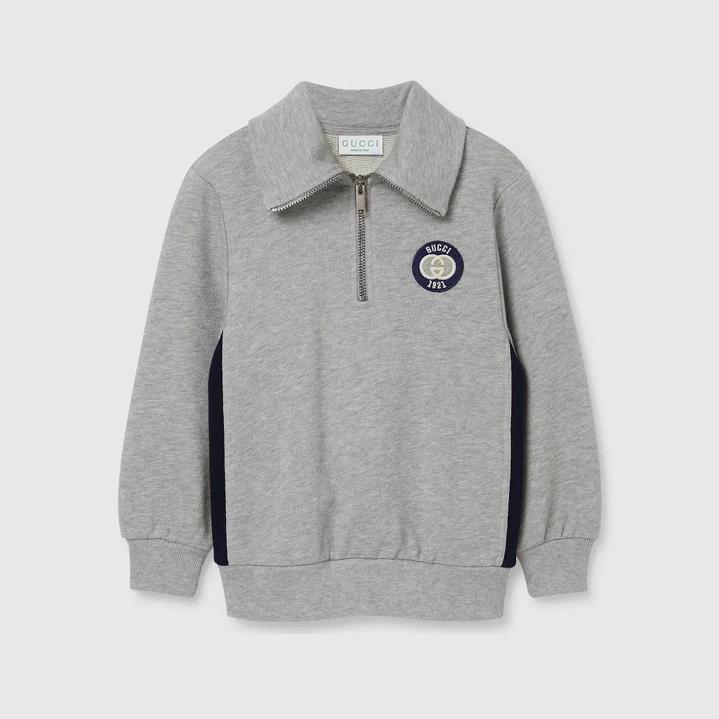 Children's Embroidered Cotton Sweatshirt