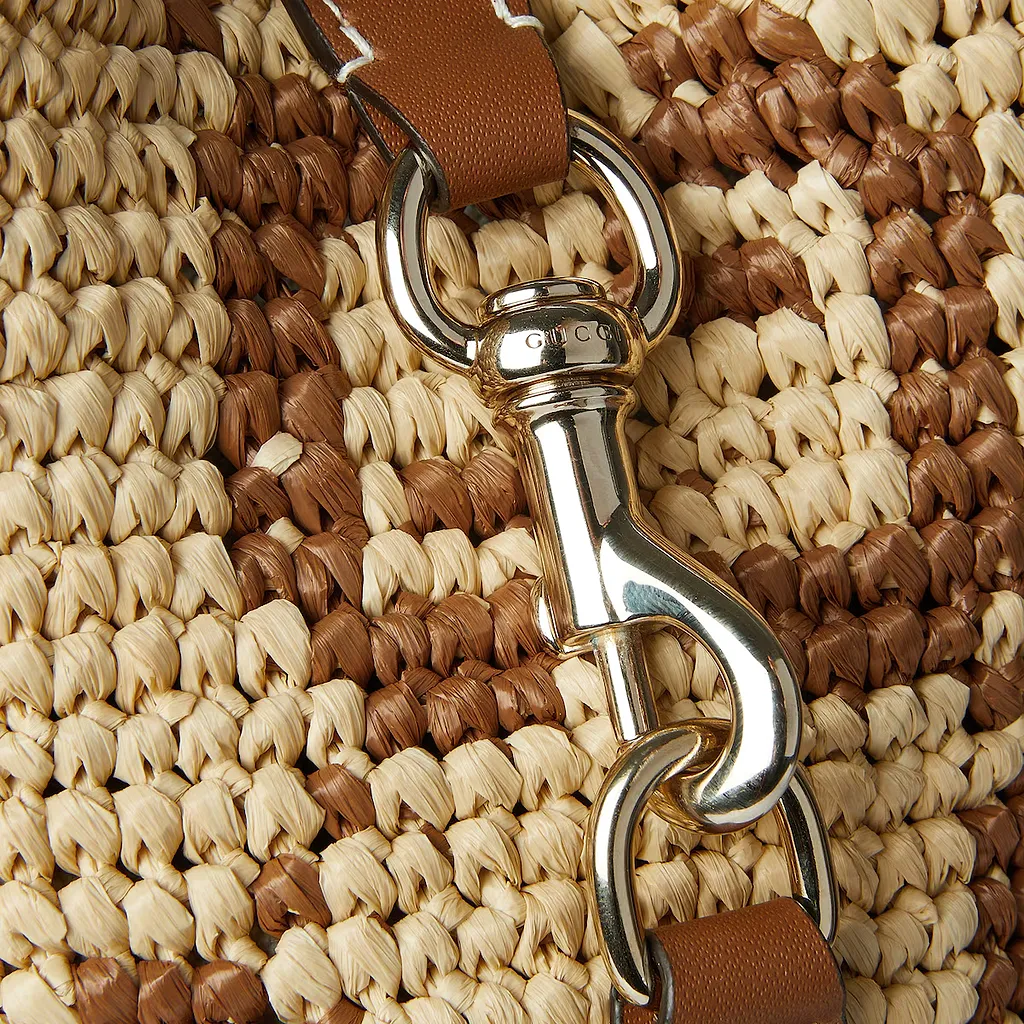 Woven Mini Bucket Bag