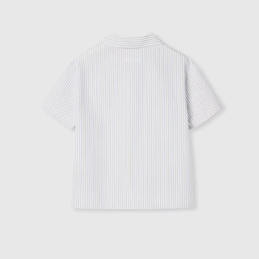 Children's Embroidered Muslin Shirt