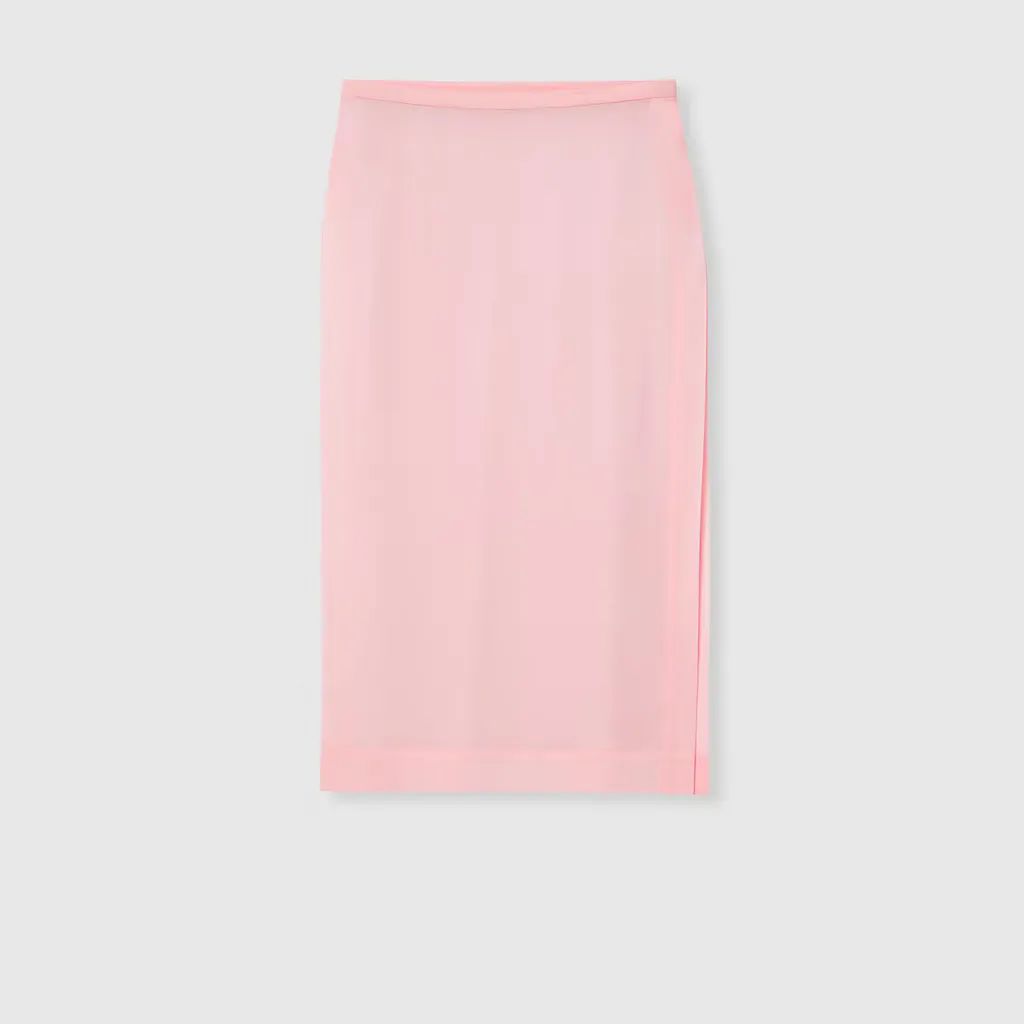 Silk Georgette Skirt
