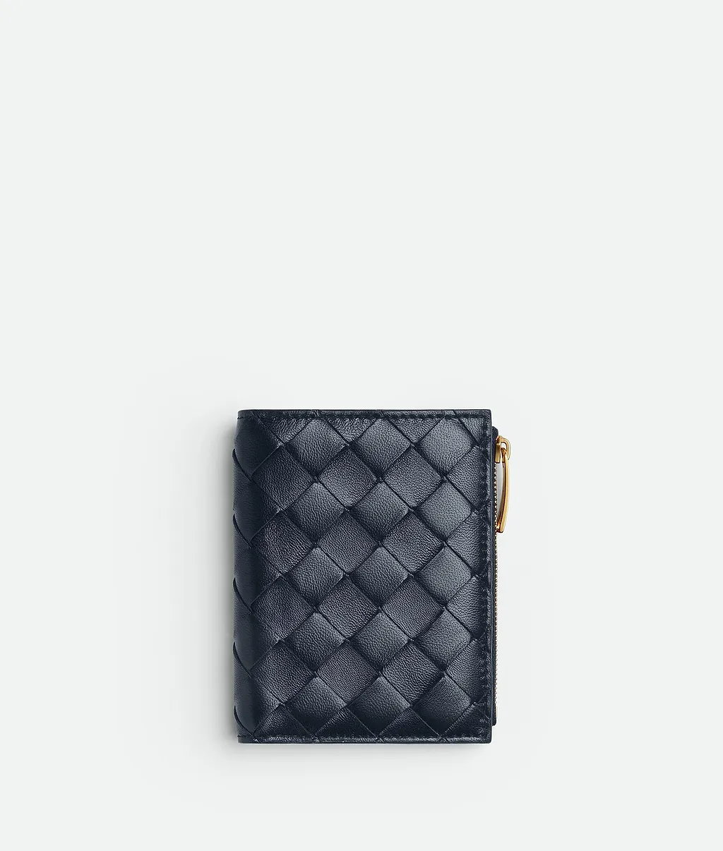 Intrecciato Small Bi-Fold Wallet
