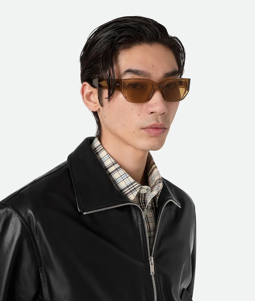 Intrecciato Square Sunglasses