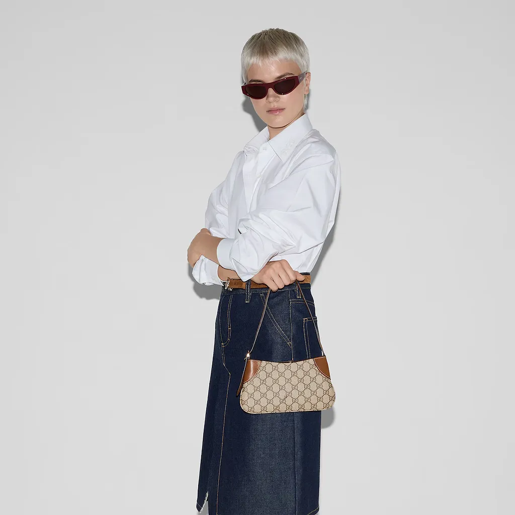 Gg Emblem Small Shoulder Bag