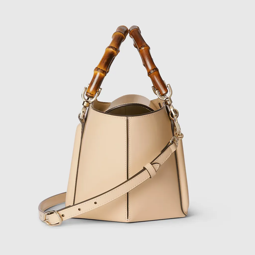 Small Bamboo Top Handle Tote Bag