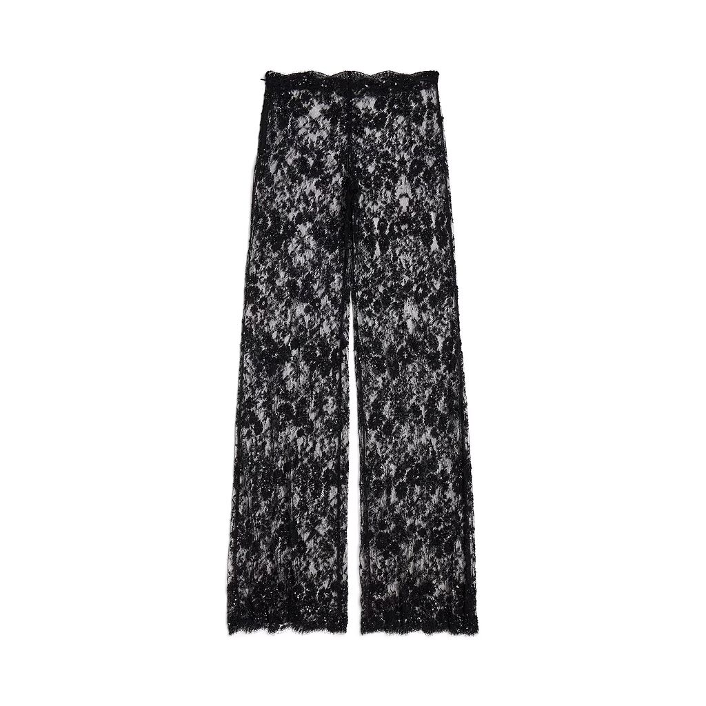 Embroidered Lace Pants
