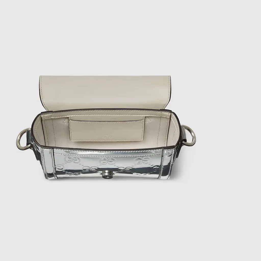 Mini Embossed Gg Shoulder Bag