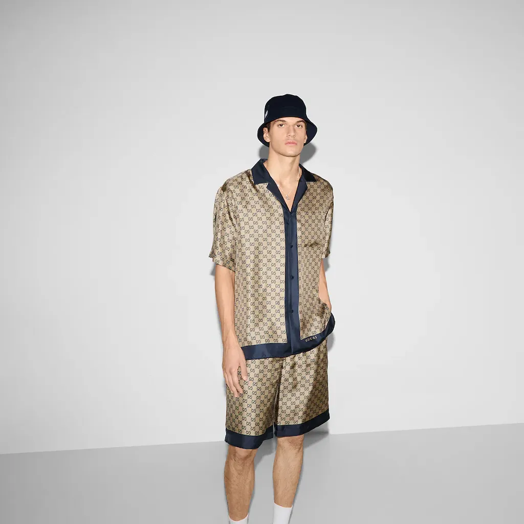 Printed Silk Shirt