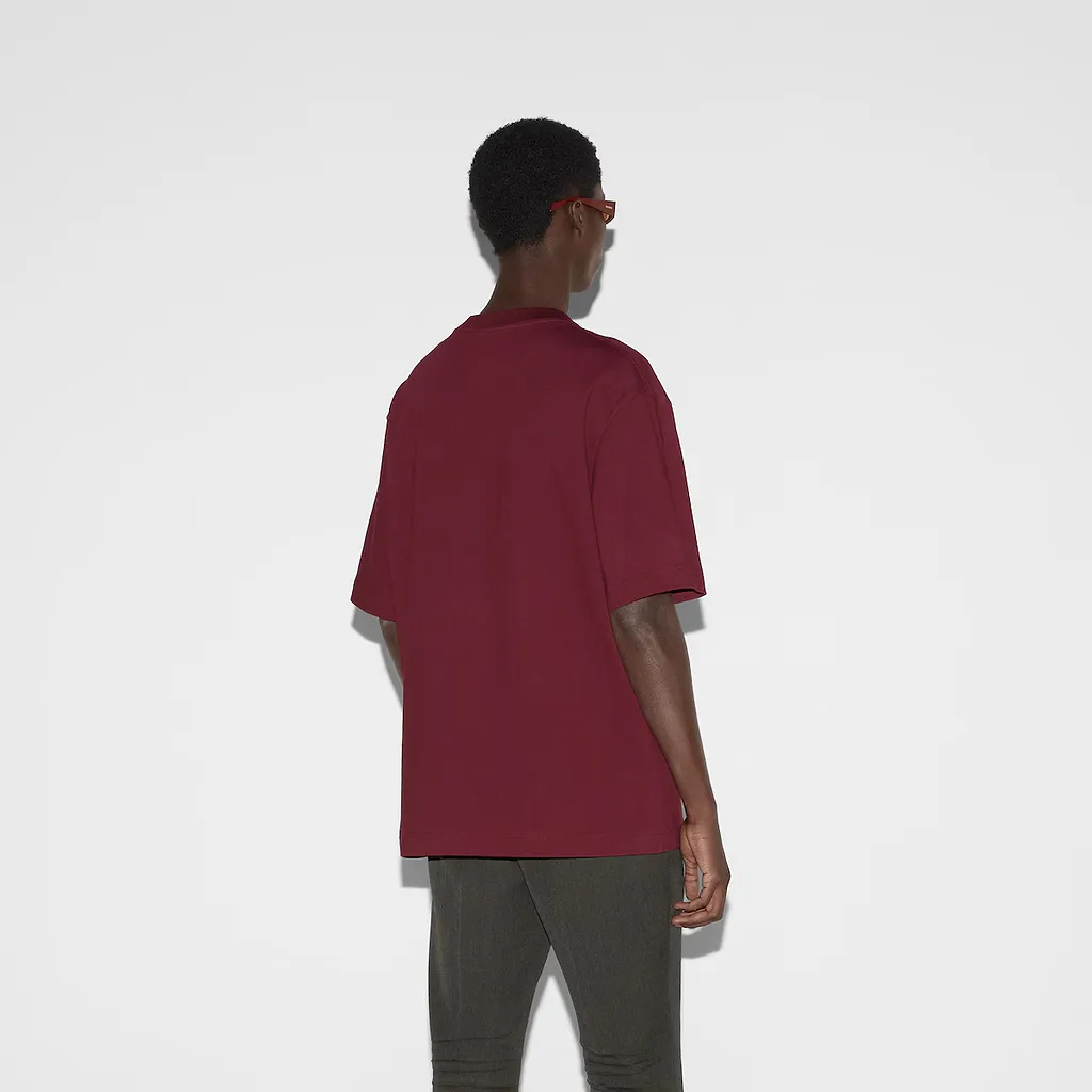 Cotton Jersey T-Shirt With Embroidery