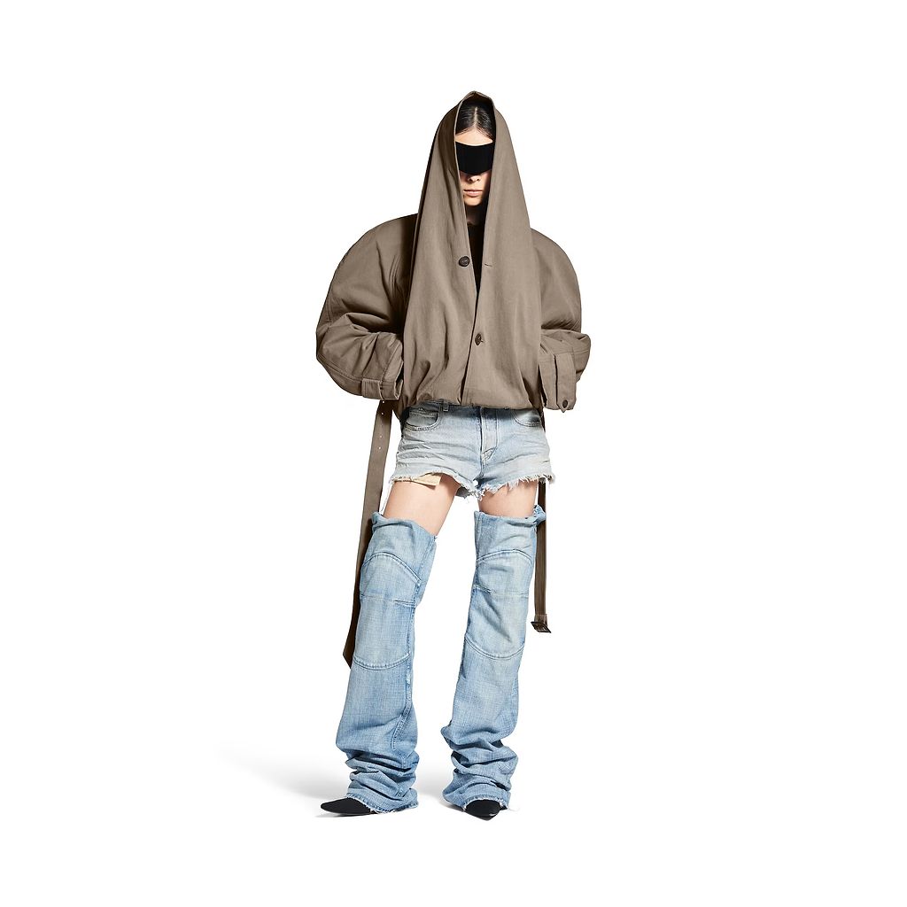 Flipped Hooded Trench