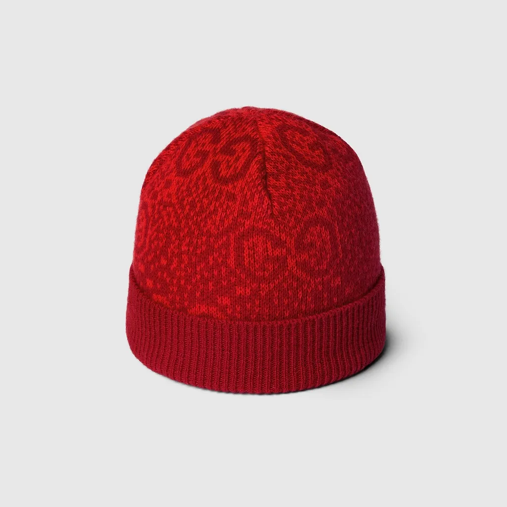 Baby Gg Wool Jacquard Hat