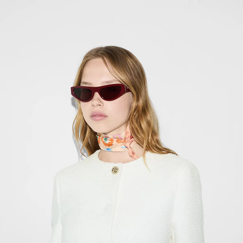 Printed Silk Neck Bow