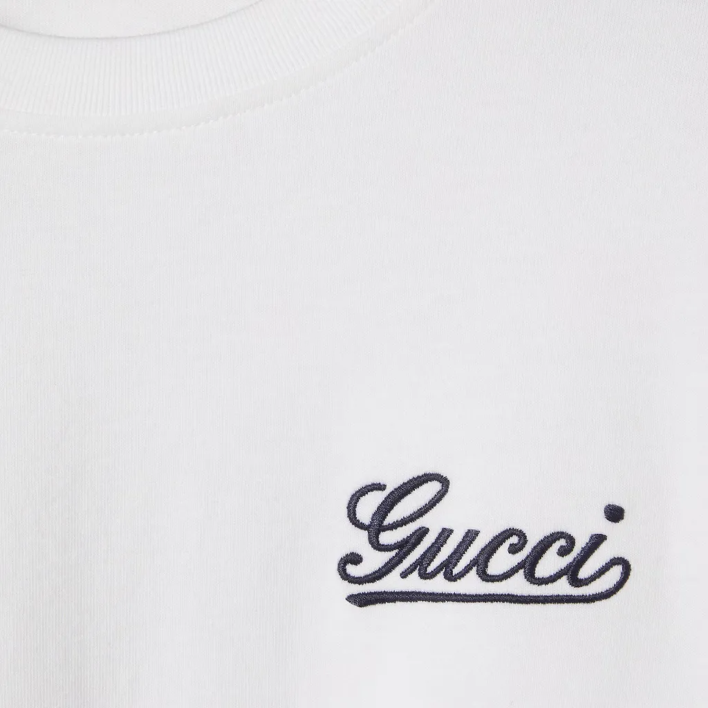 Embroidered Cotton Jersey T-Shirt