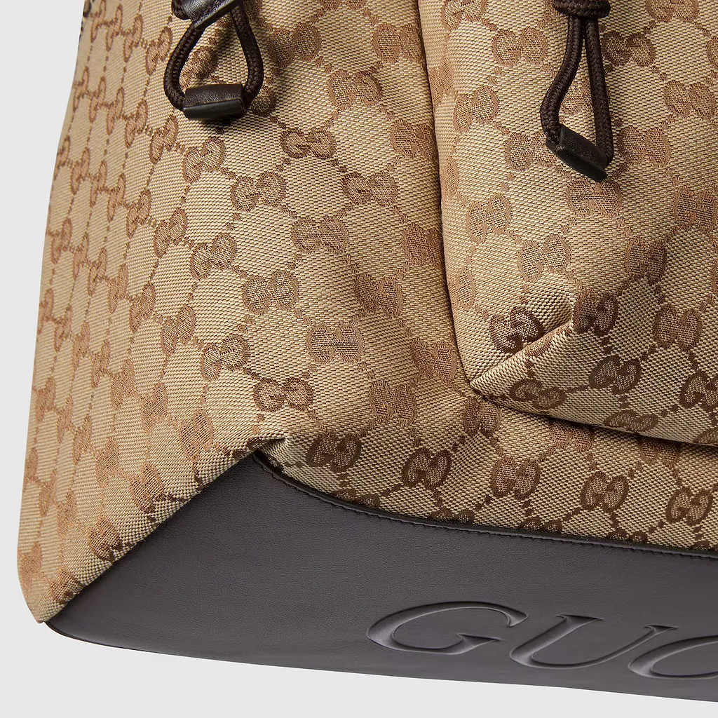 Gg Canvas Medium Backpack