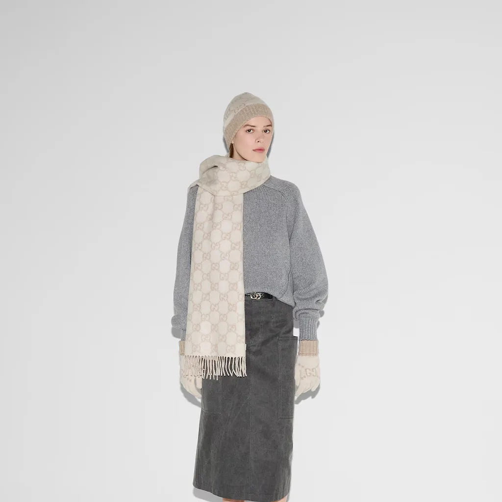 Gg Cashmere Scarf