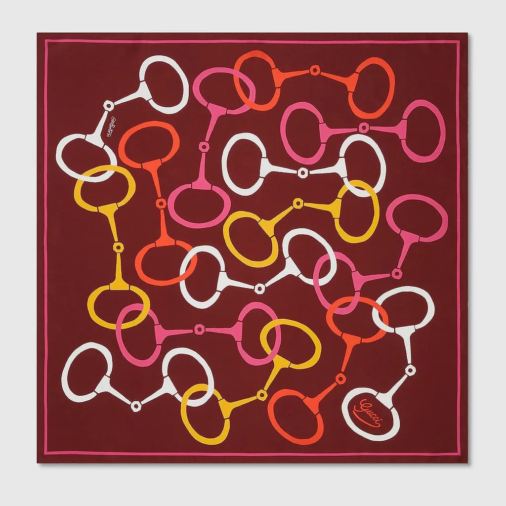 90 X 90 Project Printed Silk Carré