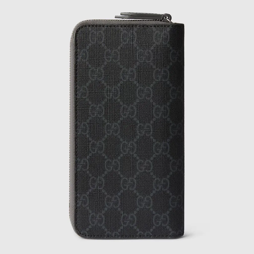 Bi-Colour Zip Around Wallet
