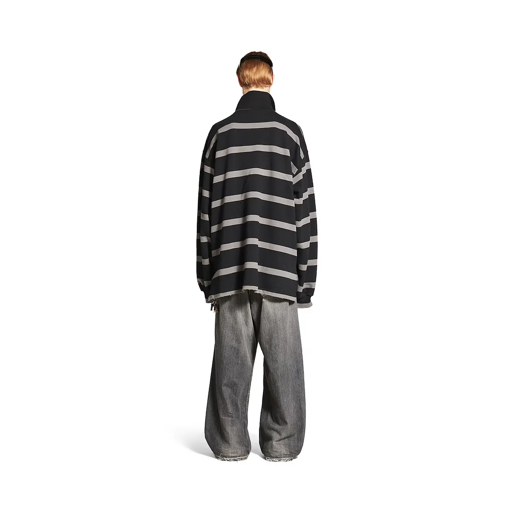 Laurel Classic Long Sleeve Oversized Polo