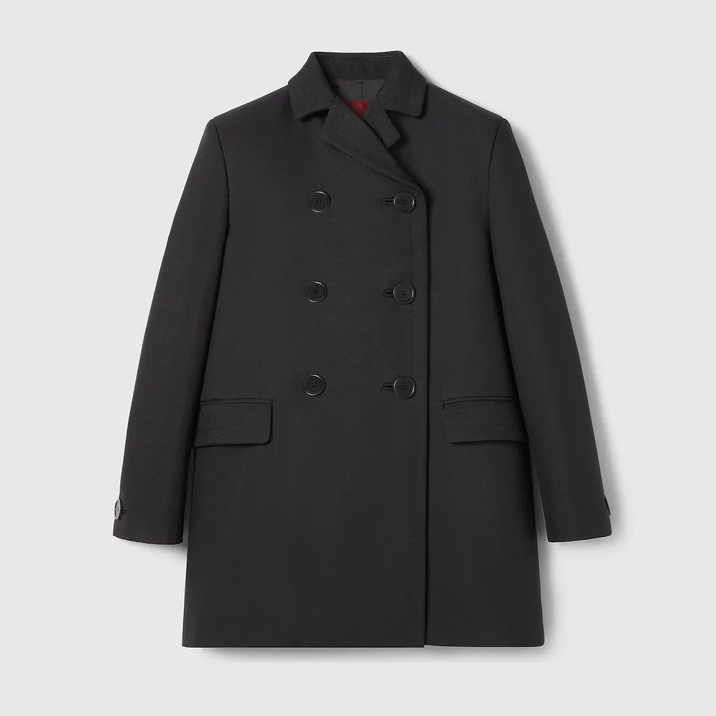 Fine Drill Jacket With Martingale