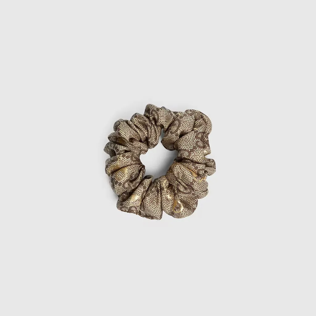 Silk Gg Scrunchie Set